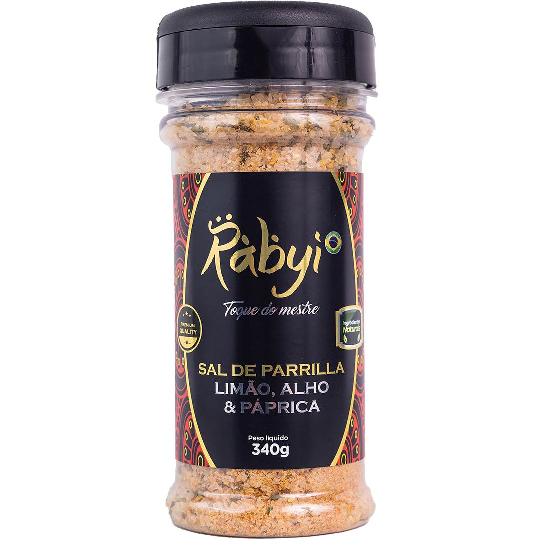 Sal de Parrilla Limão Páprica e Alho
